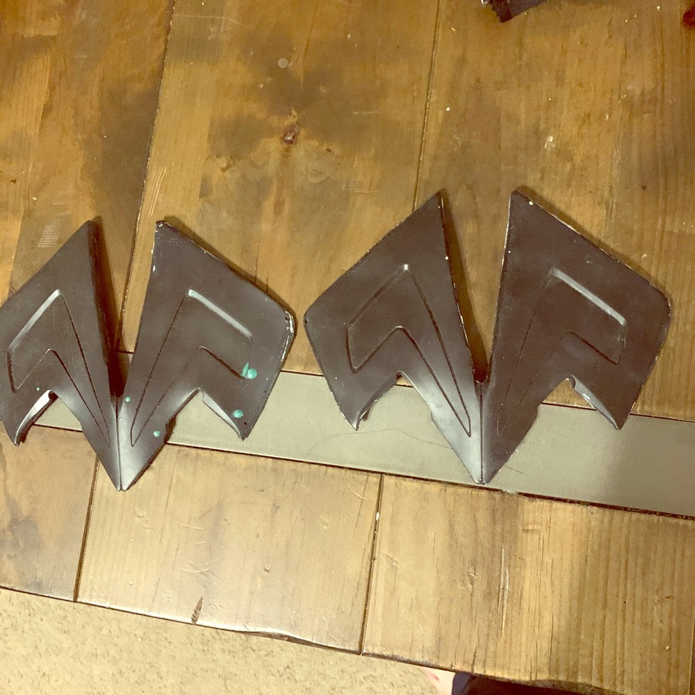 Latex batman cosplay boot tops